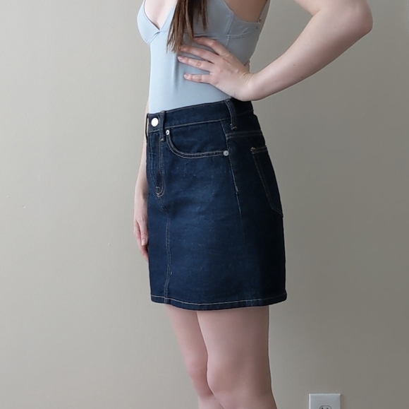 Denim Mini Skirt - Picture 2 of 5
